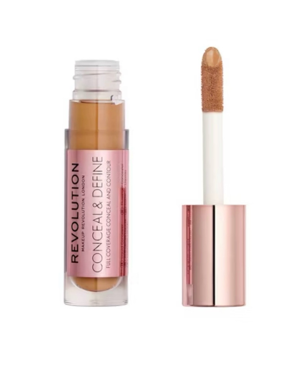 Revolution Conceal & Define Full Coverage Concealer - Tan shade 13.5